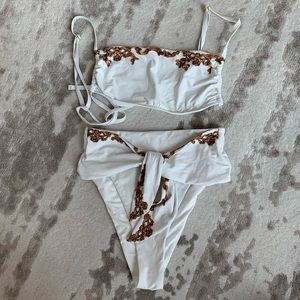 WeWoreWhat high waisted bikini